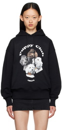 MSGM Black 'Puppy Club' Hoodie