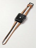 laCalifornienne - B&W Striped Leather Watch Strap