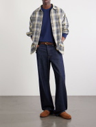Noah - Cotton-Piqué Sweater - Blue