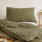 Tekla Fabrics Tekla Pillowcase in Olive Green