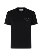 MC2 Saint Barth Woman Heavy Cotton T-shirt With Aprés Ski Queen Embroidery