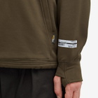 Poliquant Men's Fleece Hooded Quarter Zip Sweatshirt in Olive