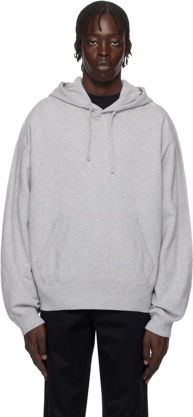 Photo: Reigning Champ Gray Midweight Terry Relaxed Hoodie