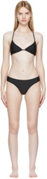 ANINE BING Black Amara & Riza Bikini