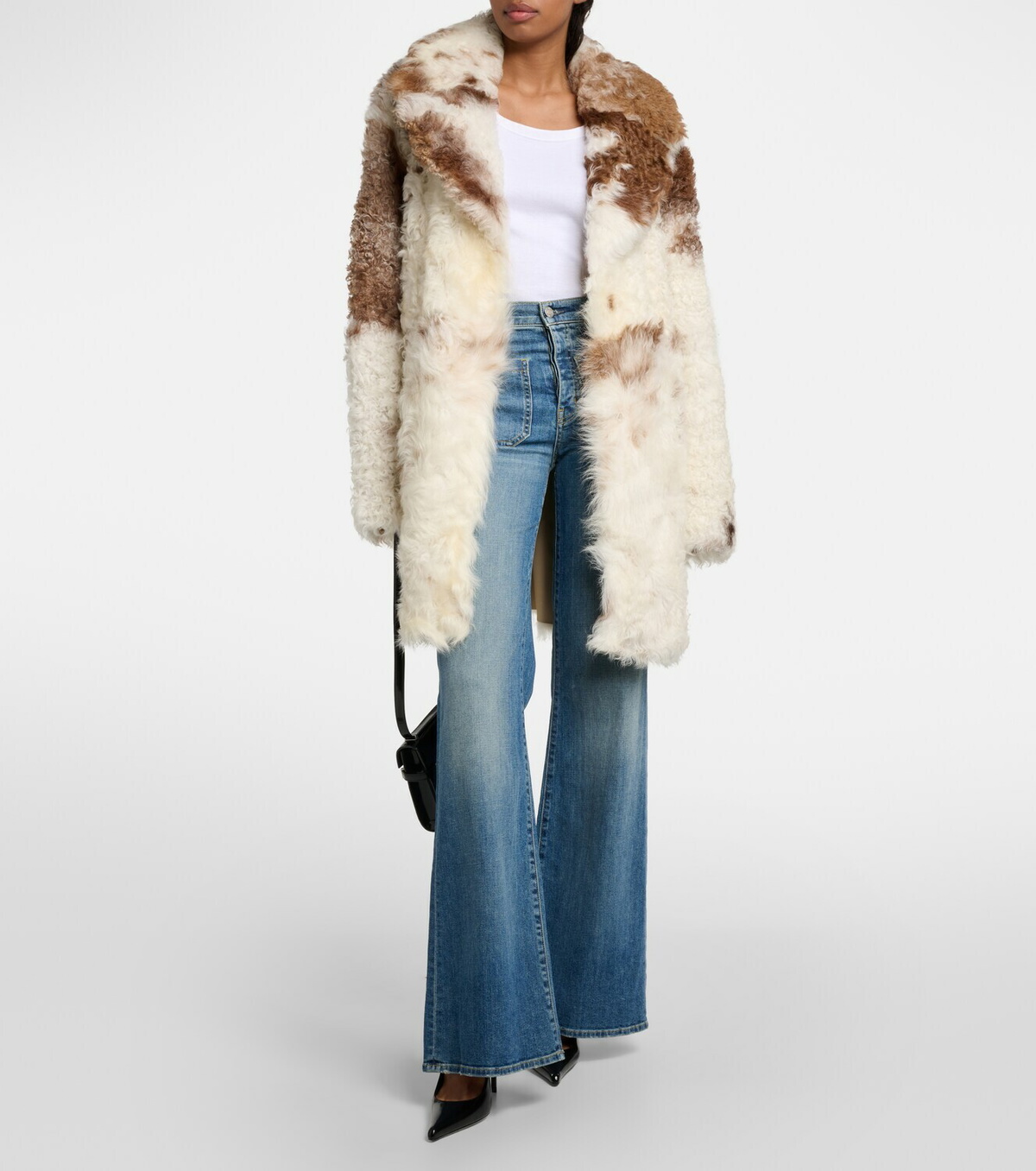 Nili Lotan Aurore shearling coat