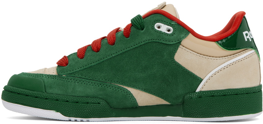 Reebok club c 85 beige green red hot sale