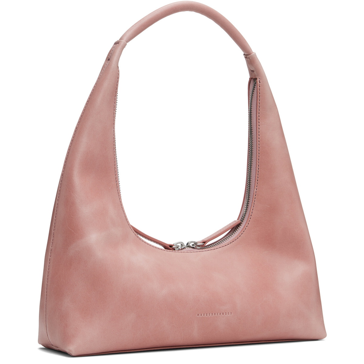 MARGESHERWOOD Pink Leather Shoulder Bag