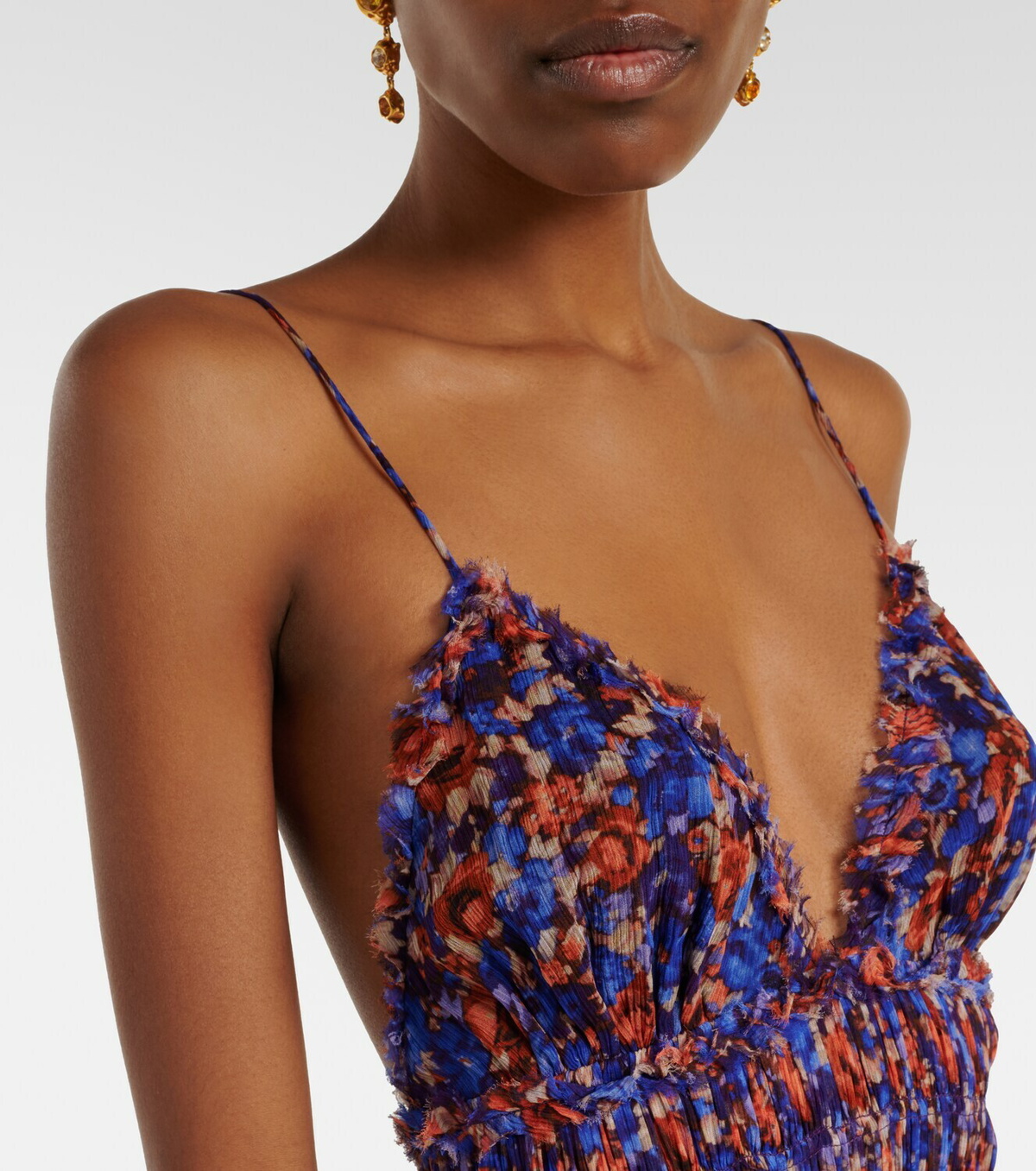 Ulla Johnson Atrani floral silk chiffon maxi dress