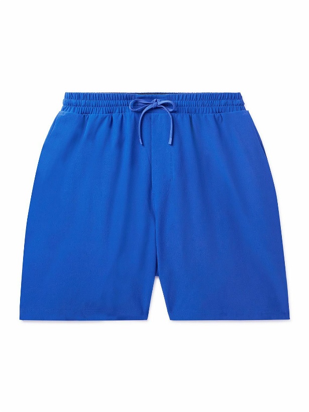 Photo: Lululemon - Straight-Leg Mid-Length Recycled Swim Shorts - Blue