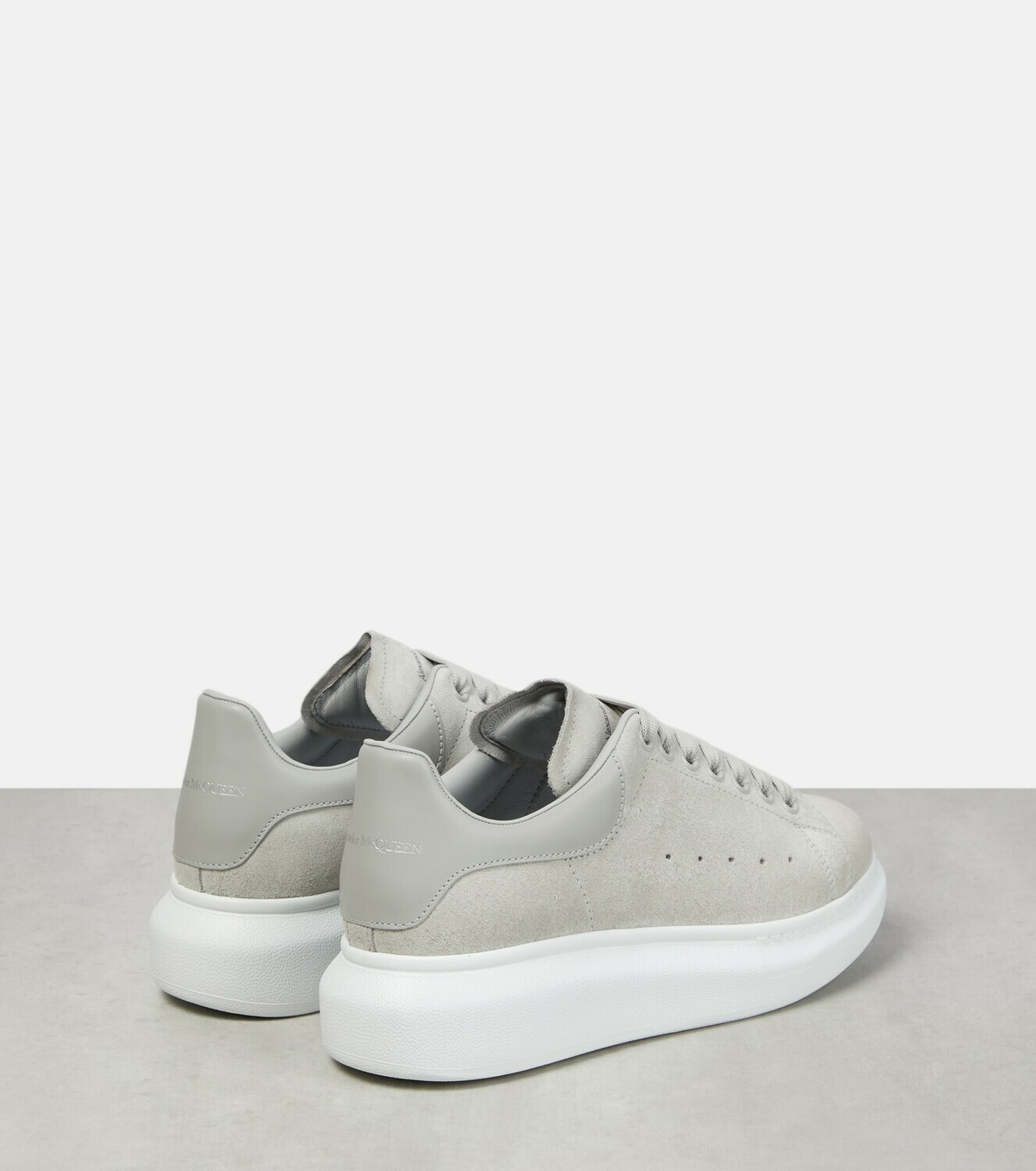 alexander mcqueen women's suede oversized sneakers