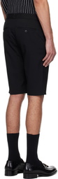 Ernest W. Baker Black Long Tailored Shorts