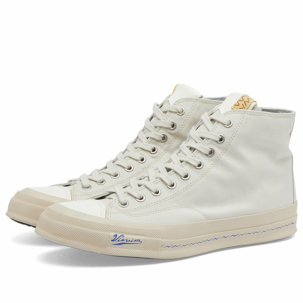 Visvim Men's Skagway Hi Sneaker in Ivory