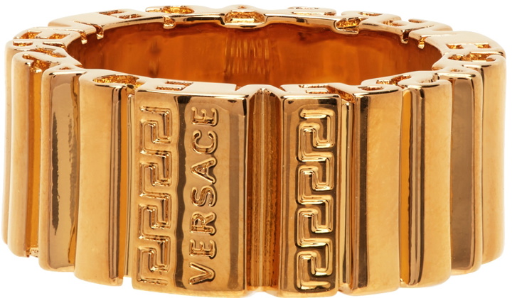 Photo: Versace Gold Cut-Out Ring