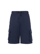 MC2 Saint Barth Man Navy Blue Cargo Short Pants Cargy