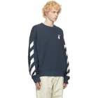 Off-White Blue Agreement Sweatshirt