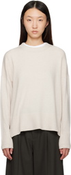 Maria McManus Beige Swing Sweater