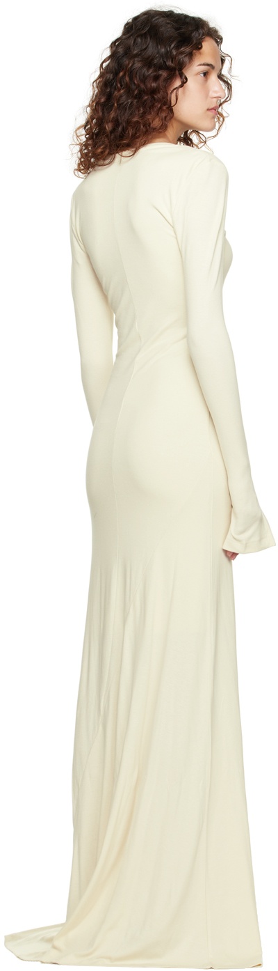 BITE Off-White Second Skin Maxi Dress