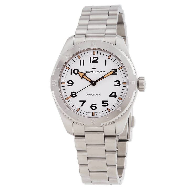 Photo: Hamilton Khaki Field Expedition Auto White Dial Watch H70315110
