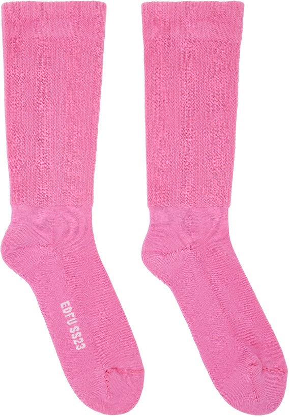 Photo: Rick Owens Pink Mid-Calf Socks