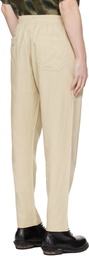 OAS Beige Linen Long Trousers