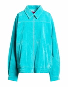 The Elder Statesman Womens Jacket Turquoise
