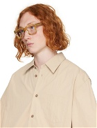 Cutler and Gross Beige 1386 Glasses