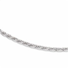Serge DeNimes Men's Rope Bracelet in Sterling Silver