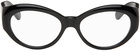 Balenciaga Black Rectangular Glasses