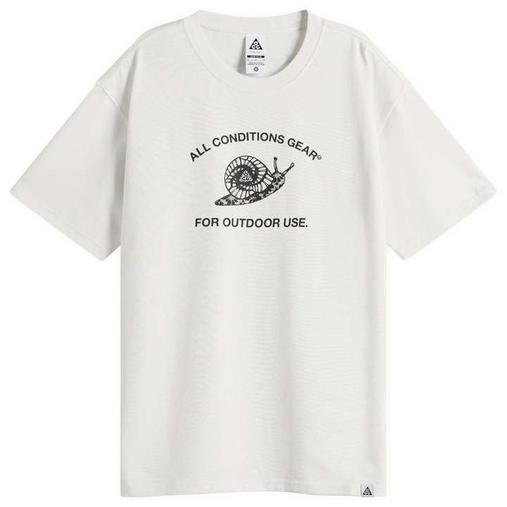 Photo: Nike Men's ACG Mystery Snail T-Shirt in Summit White