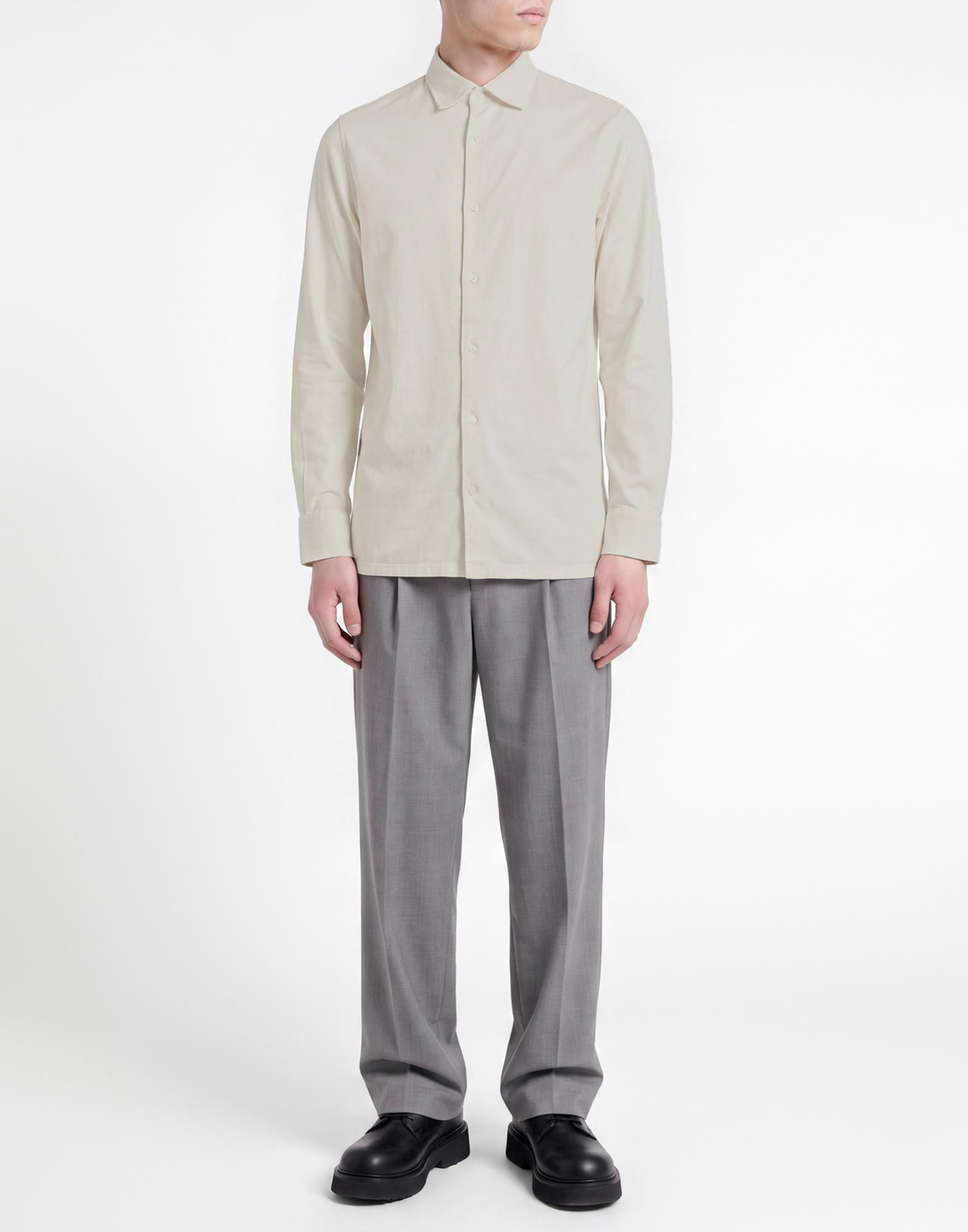 Fedeli Mens Shirt Cream