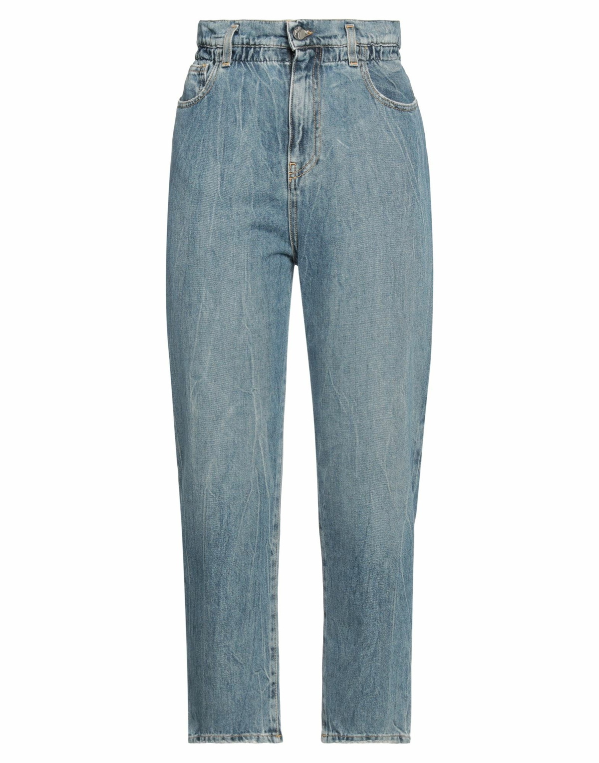 Manila Grace Womens Jeans in Blue