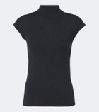 Jardin des Orangers Ribbed-knit virgin wool top