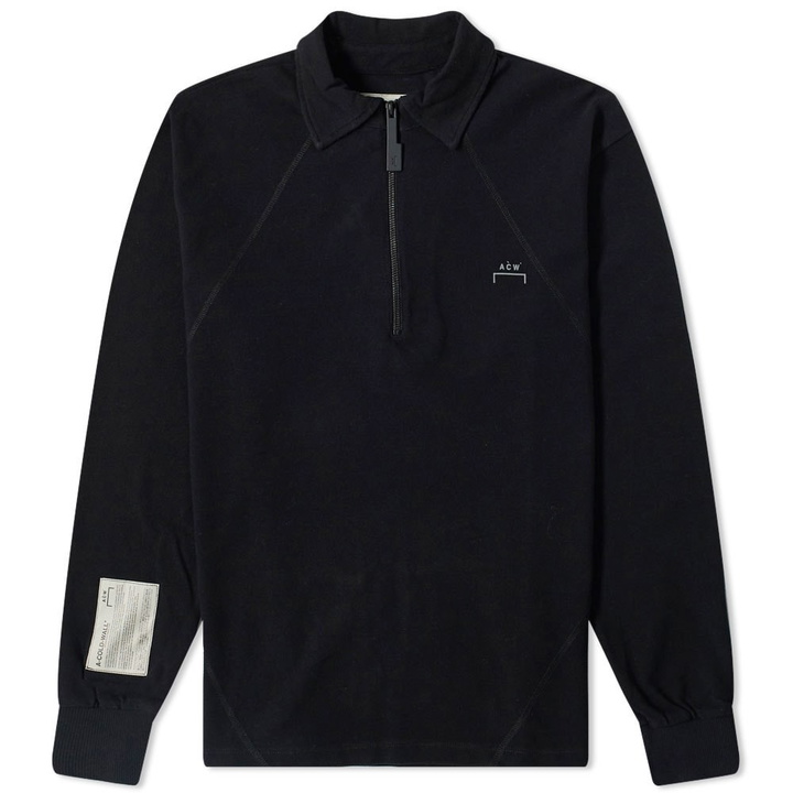 Photo: A-COLD-WALL* Long Sleeve Pique Polo