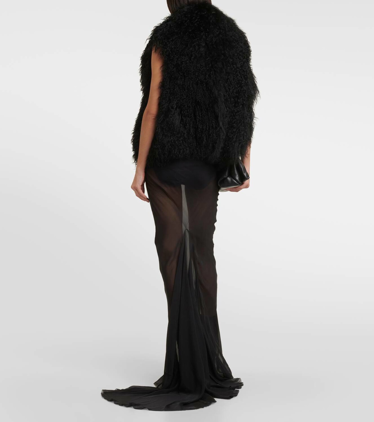 ANN DEMEULEMEESTER silk bias gown main image 0