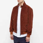 Baracuta Men's G9 Classic Cord Harrington Jacket in Congnac