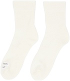 visvim Two-Pack White Achilles Socks