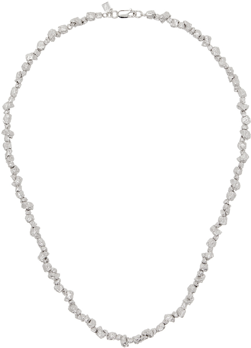 Veneda Carter SSENSE Exclusive Silver VC005 Signature Chain Necklace