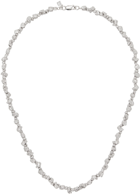 Photo: Veneda Carter SSENSE Exclusive Silver VC005 Signature Chain Necklace