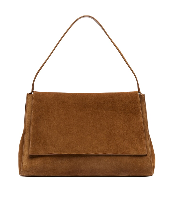 Photo: Nour Hammour Amal suede shoulder bag