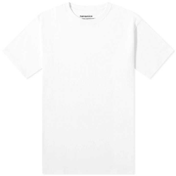 Photo: Nanamica Men's Loopwheel COOLMAX Jersey T-Shirt in White