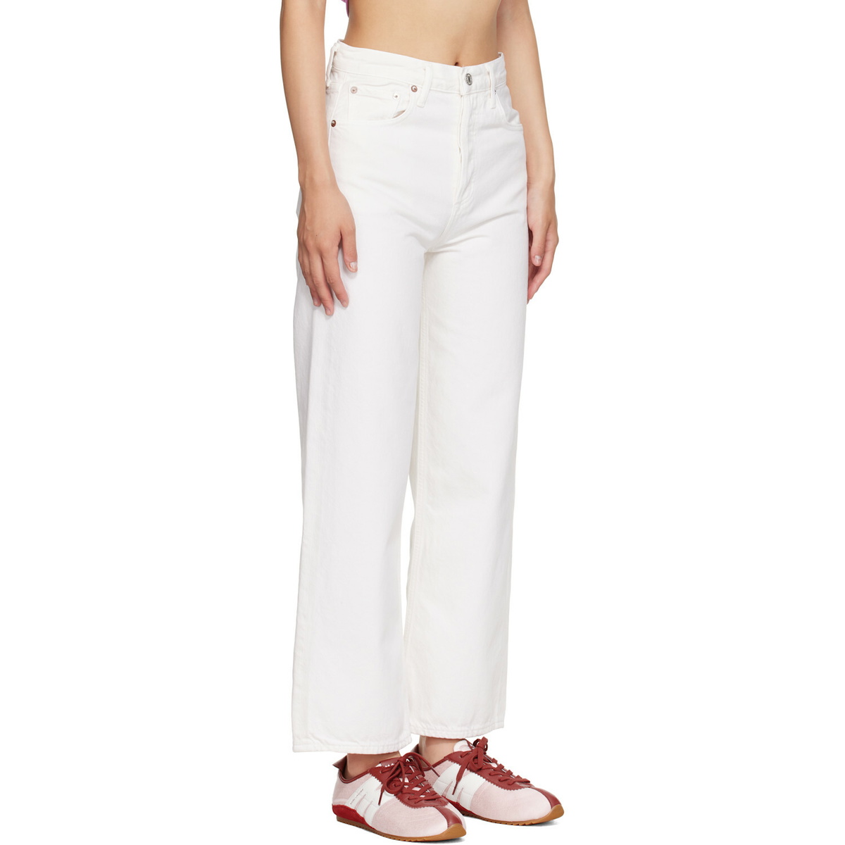 AGOLDE White Ren Jeans