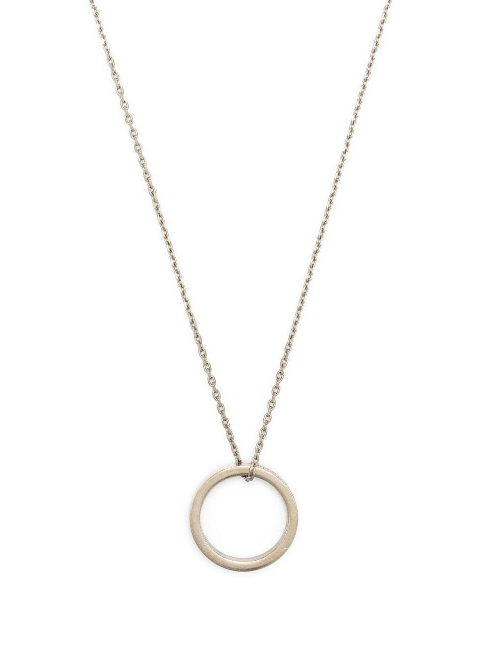 Maison Margiela Silver Nut Necklace Maison Margiela