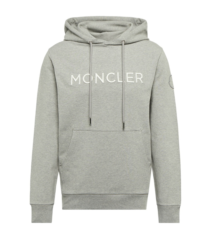 Photo: Moncler - Logo cotton-blend hoodie
