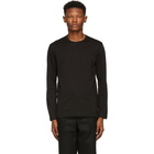 Comme des Garcons Shirt Black Basic Logo Long Sleeve T-Shirt