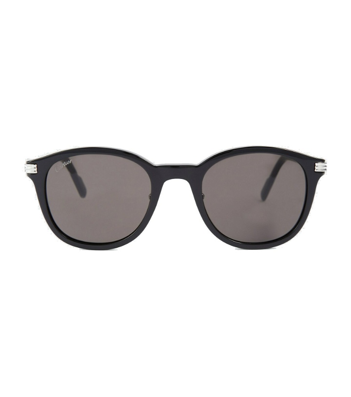 Photo: Cartier Eyewear Collection - Rounded acetate sunglasses