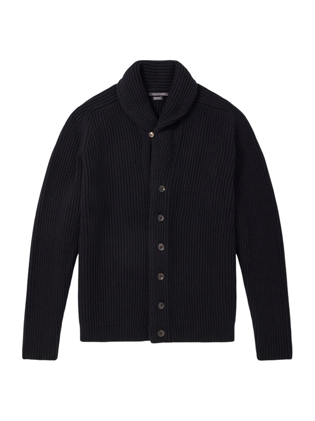 Photo: Begg & Co - Yacht Cashmere Cardigan - Black
