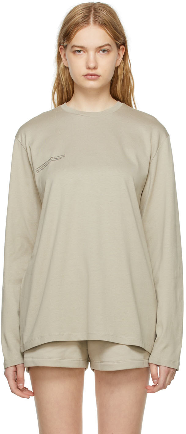 PANGAIA Gray Organic Cotton T-Shirt