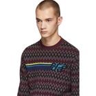 Prada Multicolor Patterned Logo Sweater