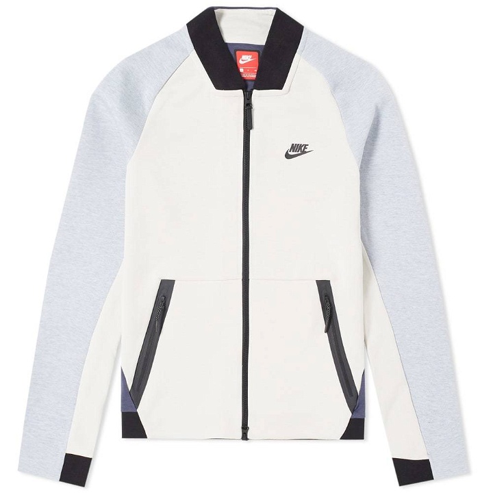Photo: Nike Tech Fleece Varsity Jacket Grey