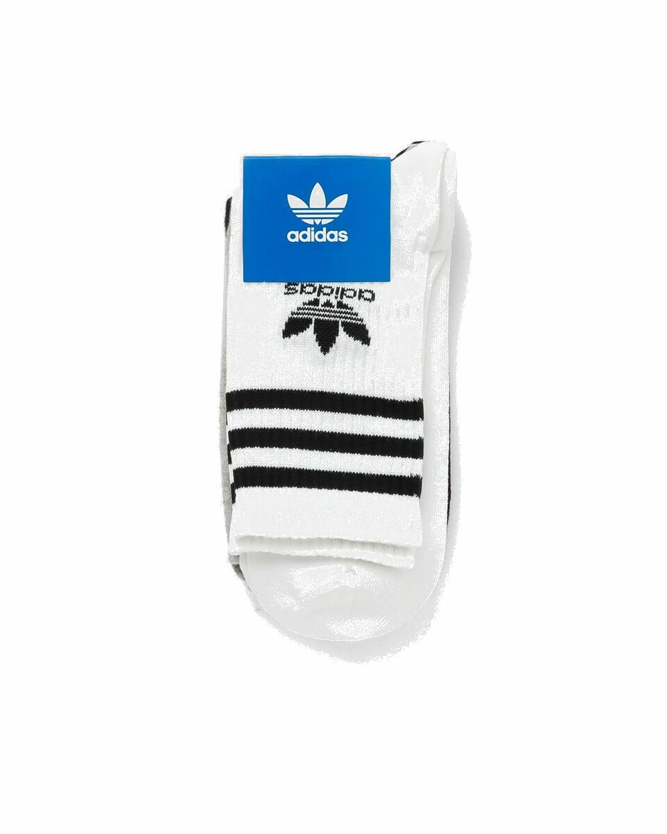 Photo: Adidas Crew Sock  3 Str White - Mens - Socks